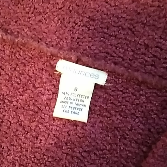 3 for $10 Maurices Wine Colored V Neck Sweater - Picture 2 of 5